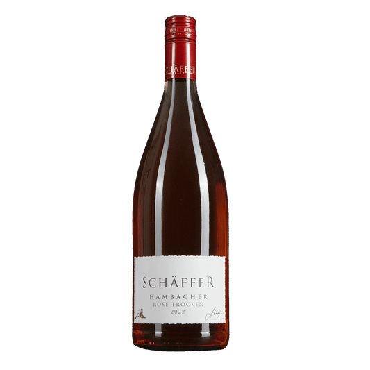 Hambacher Rosé trocken in der Literflasche